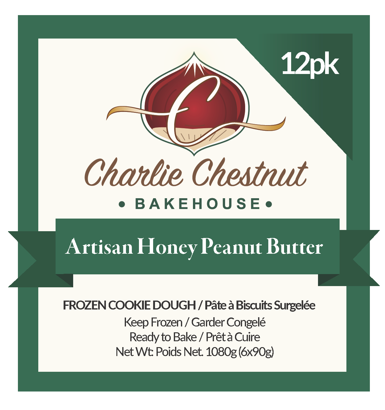 Artisan Honey Peanut Butter Cookie Pucks (Wholesale)