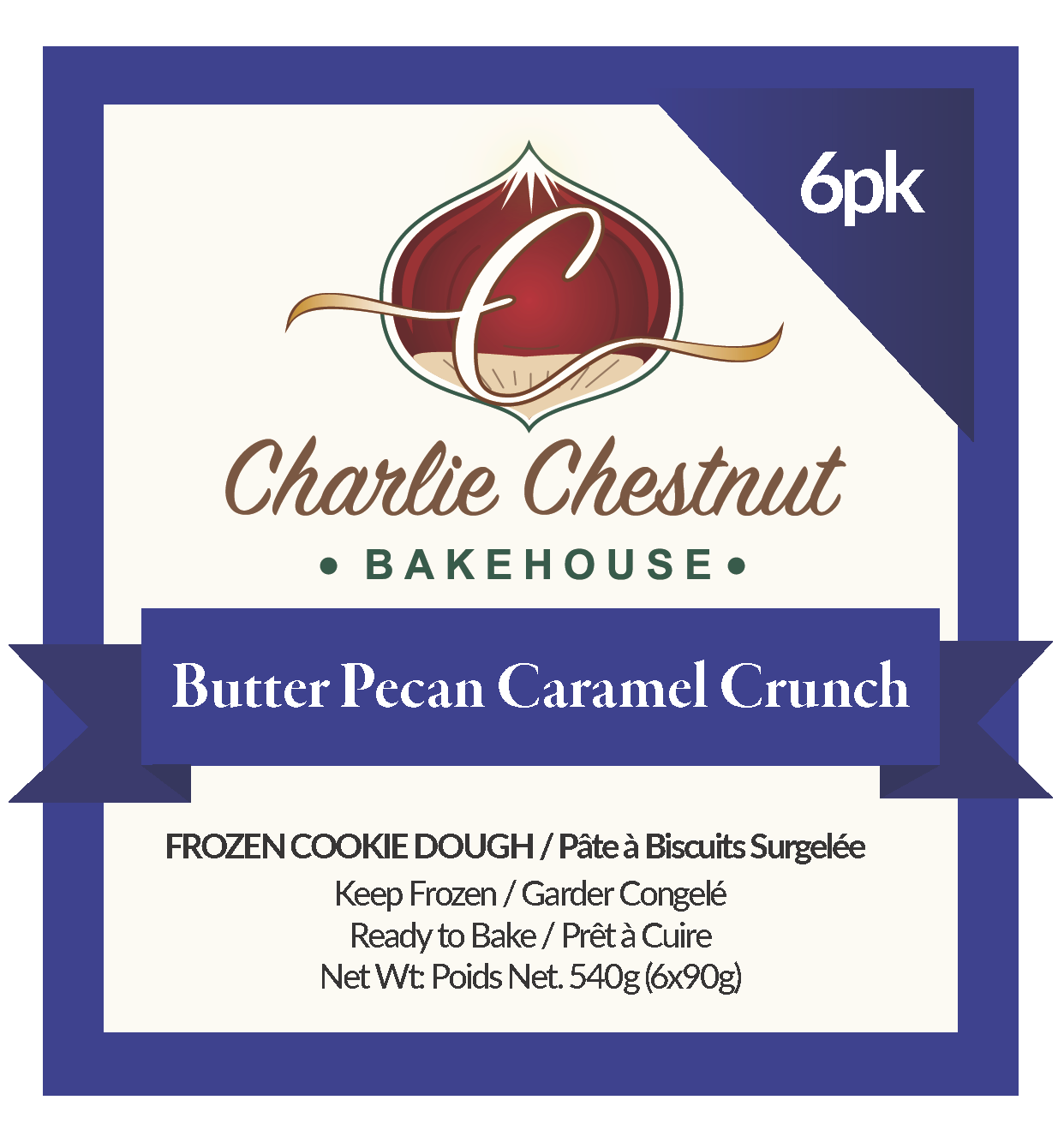 Butter Pecan Caramel Crunch Cookie Pucks (Wholesale)