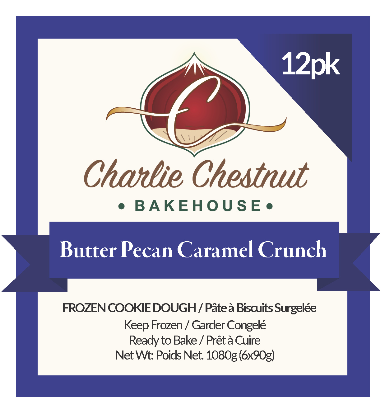 Butter Pecan Caramel Crunch Cookie Pucks (Wholesale)