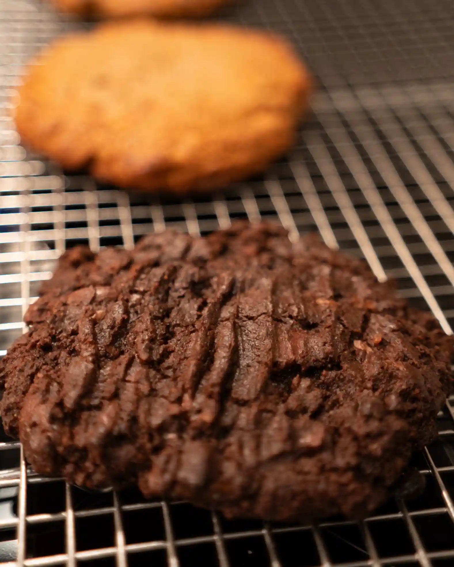Charlie Chestnut Triple Chocolate Obsidian Cookie Pucks (Wholesale)
