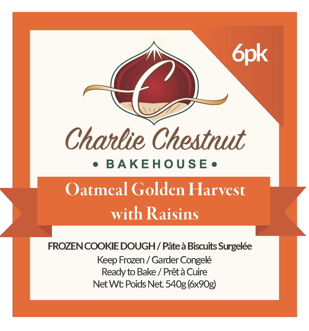 Oatmeal Golden Harvest with Raisins Cookie Pucks 48 Unit IQF Case (Wholesale)